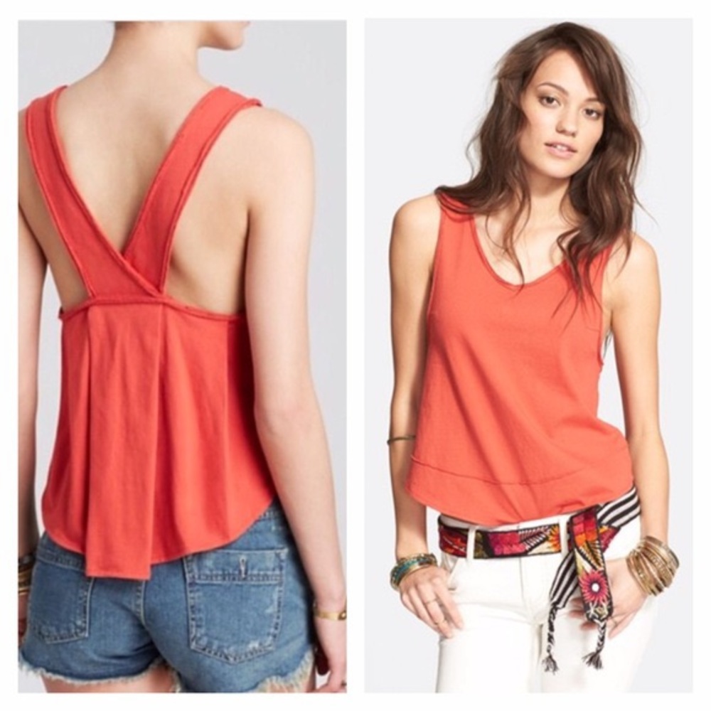 NOT AVAILABLE free people cross vack tank top